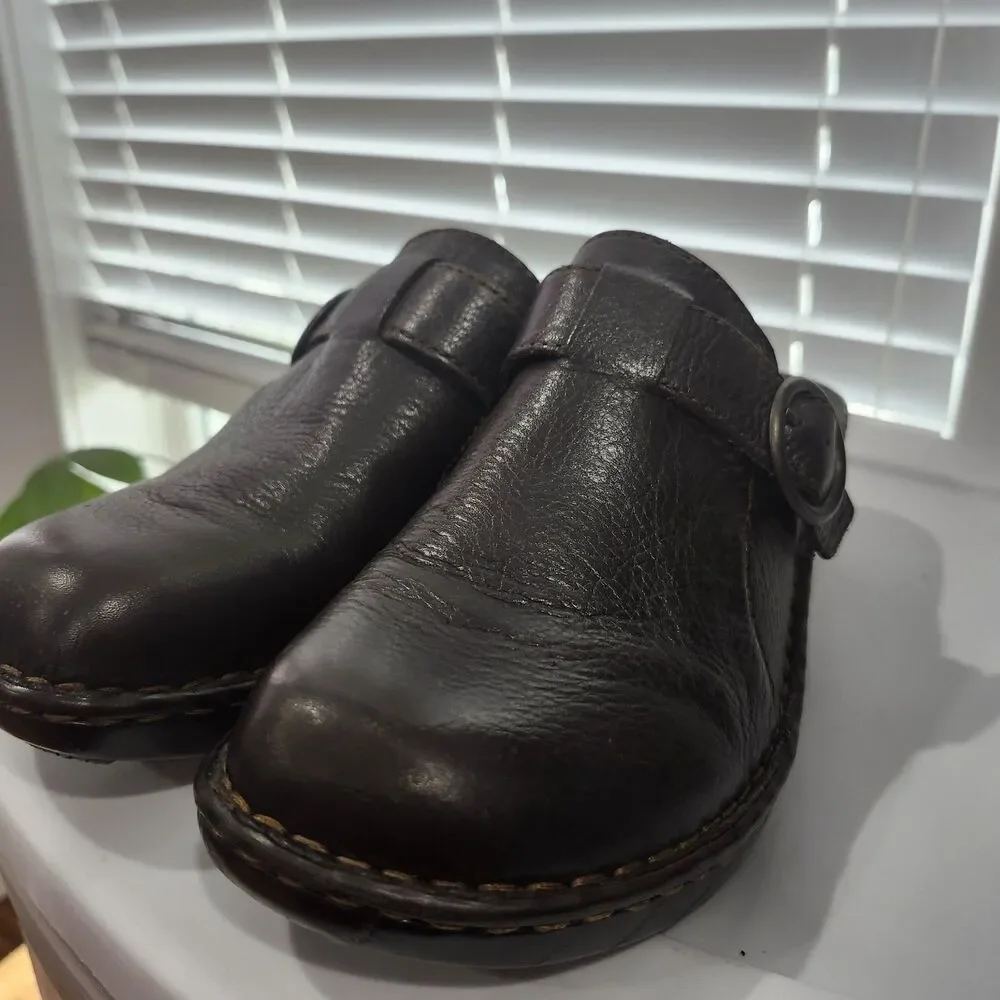 Björndal KellyAnne women's clogs in brown leather-size 8